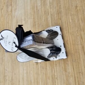 Black and White Polka Dot Cosmetic Gift Set